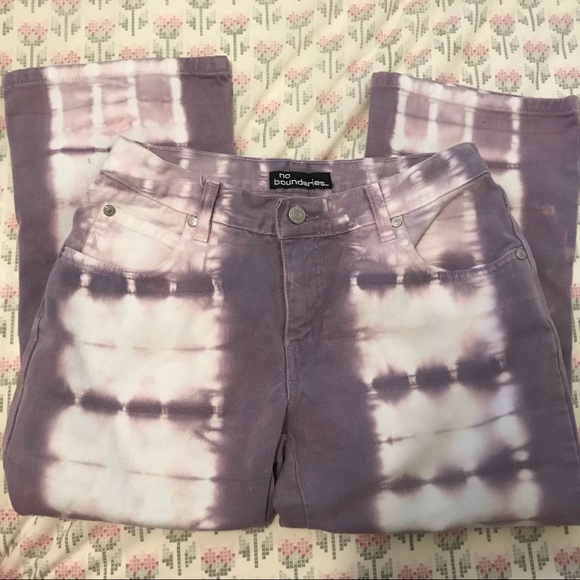 No Boundaries Denim - ⚡️Flash Sale⚡️Host Pick! Tie Dye Capri Jeans, Juniors Size 5